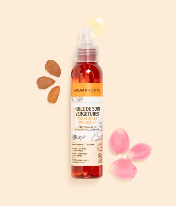 Aroma-Zone – Huile Vergetures aux 10 Huiles Précieuses 100ml